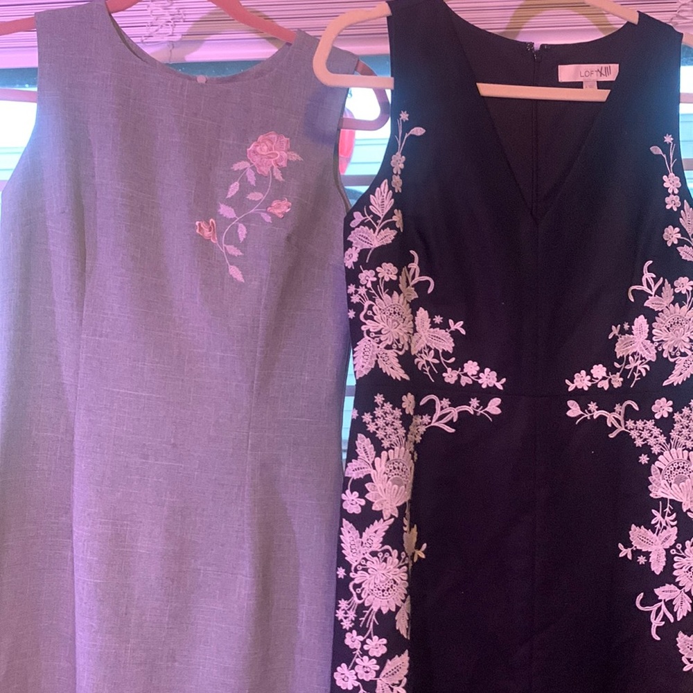 Pair of Work Business Dresses Loft and Cheroy